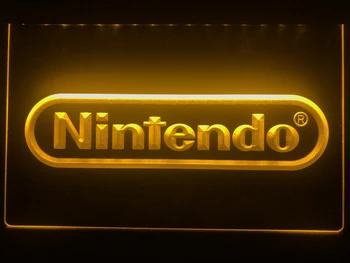 E021 Nintendo Spēles LED Neona Gaismas Zīme